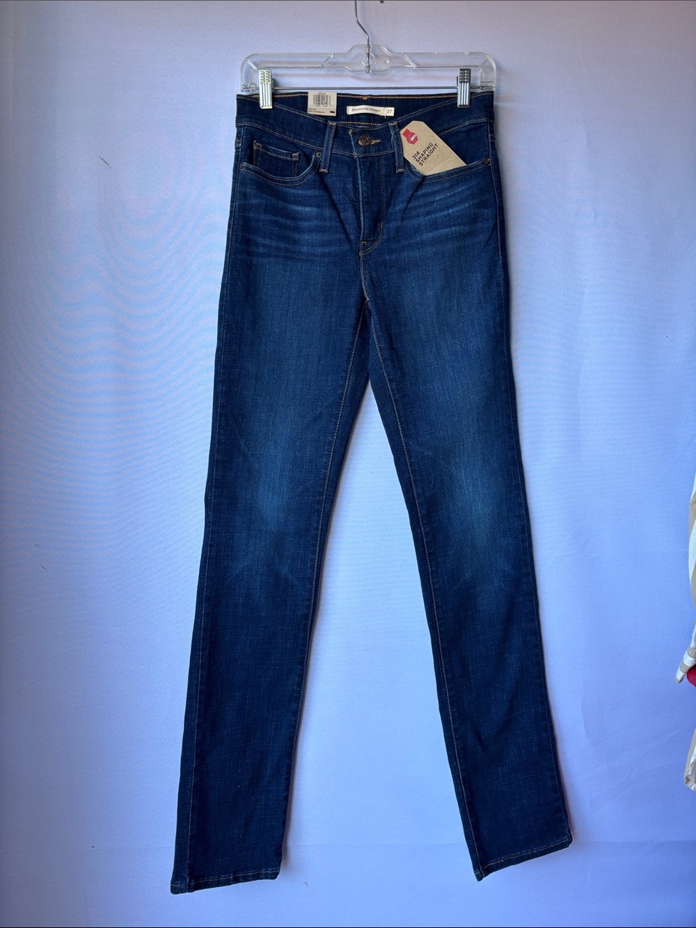Levi's 314 Women's Dark Blue  sharing straight Jeans